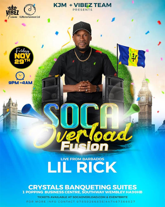 Soca Overload Fusion - LIL RICK (LIVE)